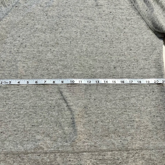 Banana Republic Light Gray Crew Neck Sweatshirt | Size L | Minimalist Soft - Picture 3 of 5